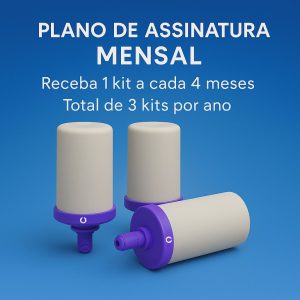 Kit refil alcalinus Mensal